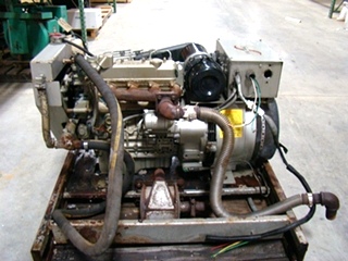 USED POWER TECH 10 KW DIESEL GENERATOR FOR SALE MODEL PTS MH 10FTRR 