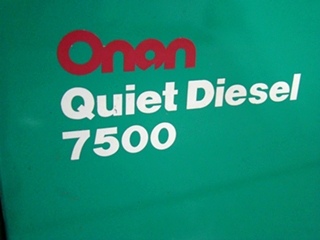 ONAN GENERATORS USED ( LIKE NEW ) 7500 QUIET DIESEL FOR SALE VISONE RV