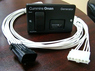 NEW RV/MOTORHOME CUMMINS ONAN REMOTE START PANEL AND WIRING HARNESS