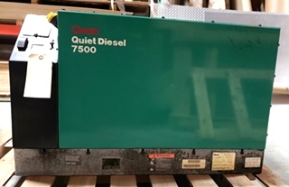 USED MOTORHOME ONAN 7500 QUIET DIESEL GENERATOR RV PARTS FOR SALE