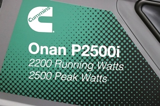 ONAN P2500i 2500 WATT DIGITAL INVERTER GASOLINE PORTABLE GENEARTOR FOR SALE