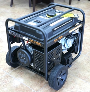 CUMMINS ONAN P9500df DUAL FUEL (GAS/LPG) PORTABLE GENERATOR FOR SALE