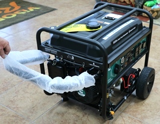 CUMMINS ONAN P9500df DUAL FUEL (GAS/LPG) PORTABLE GENERATOR FOR SALE