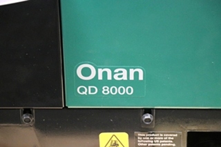 8000KW CUMMINS ONAN QD RV/MOTORHOME GENERATOR FOR SALE