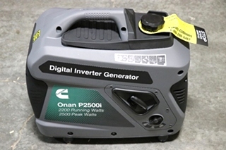 CUMMINS ONAN PORTABLE 2500 WATT DIGITAL INVERTER GASOLINE GENERATOR FOR SALE