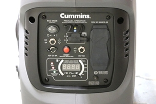 CUMMINS ONAN PORTABLE 2500 WATT DIGITAL INVERTER GASOLINE GENERATOR FOR SALE