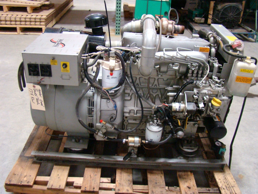 USED BUS GENERATOR 17.5 KW POWER TECH DIESEL GENERATOR FOR SALE 