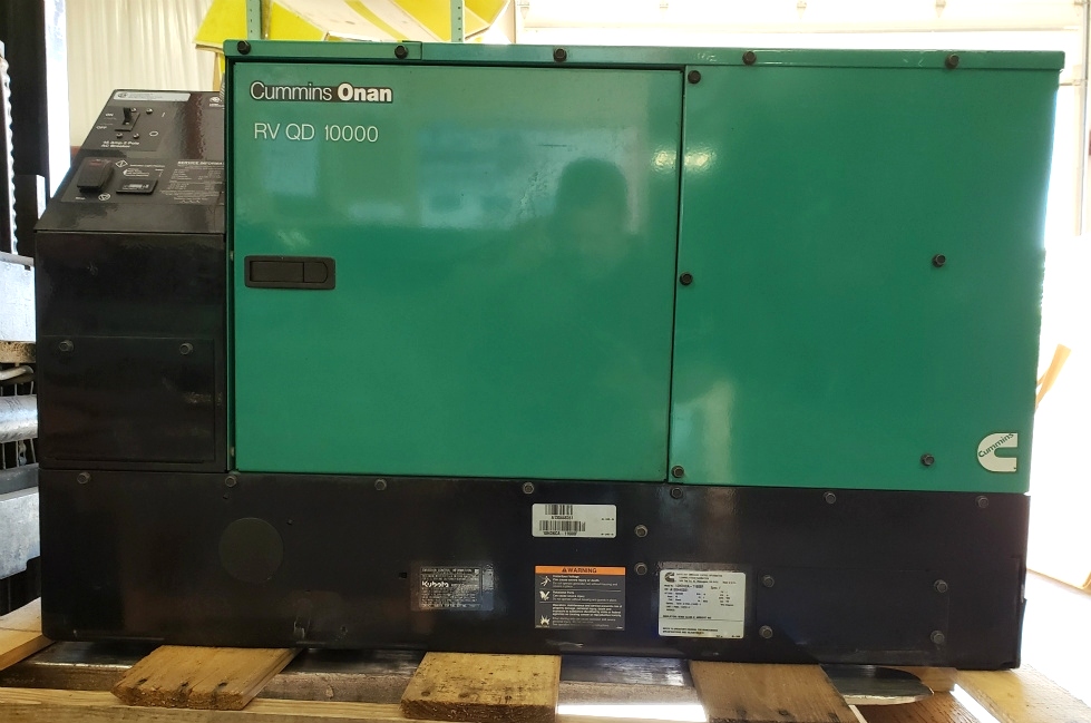 10HDKCA-11608F USED CUMMINS ONAN RV QD 10000 GENERATOR RV DIESEL GENERATORS FOR SALE